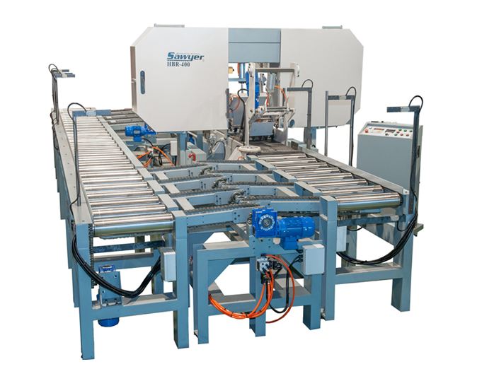 HBR-400M HORIZONTAL  BAND SAW + STEEL CHAIN