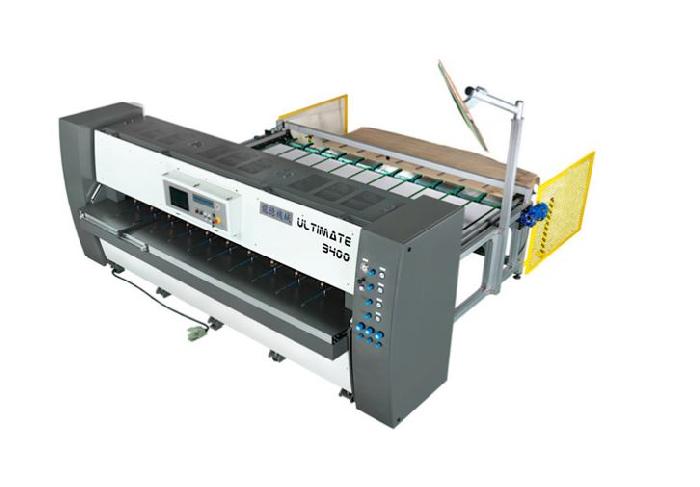 VENEER FACES TRIMING AND REINFORCING MACHINE